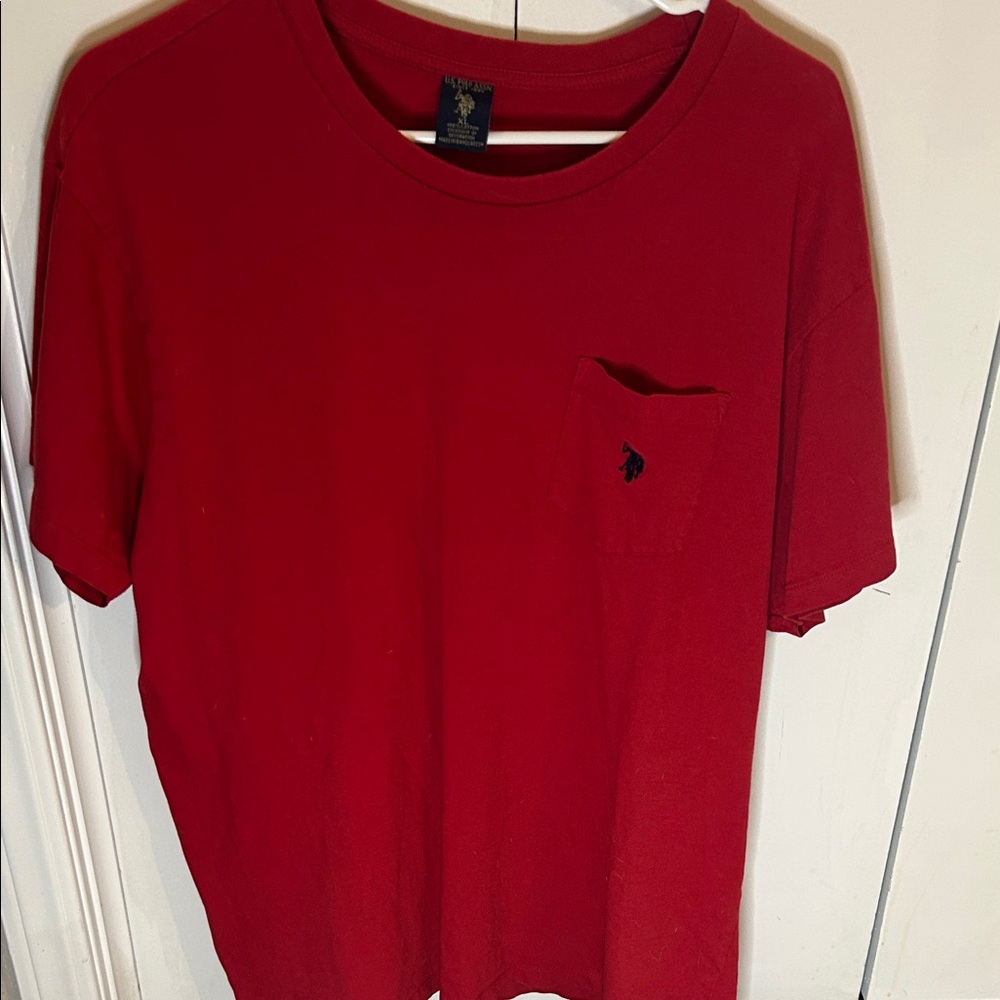 U.S. Polo Assn. Red Short Sleeve Tee